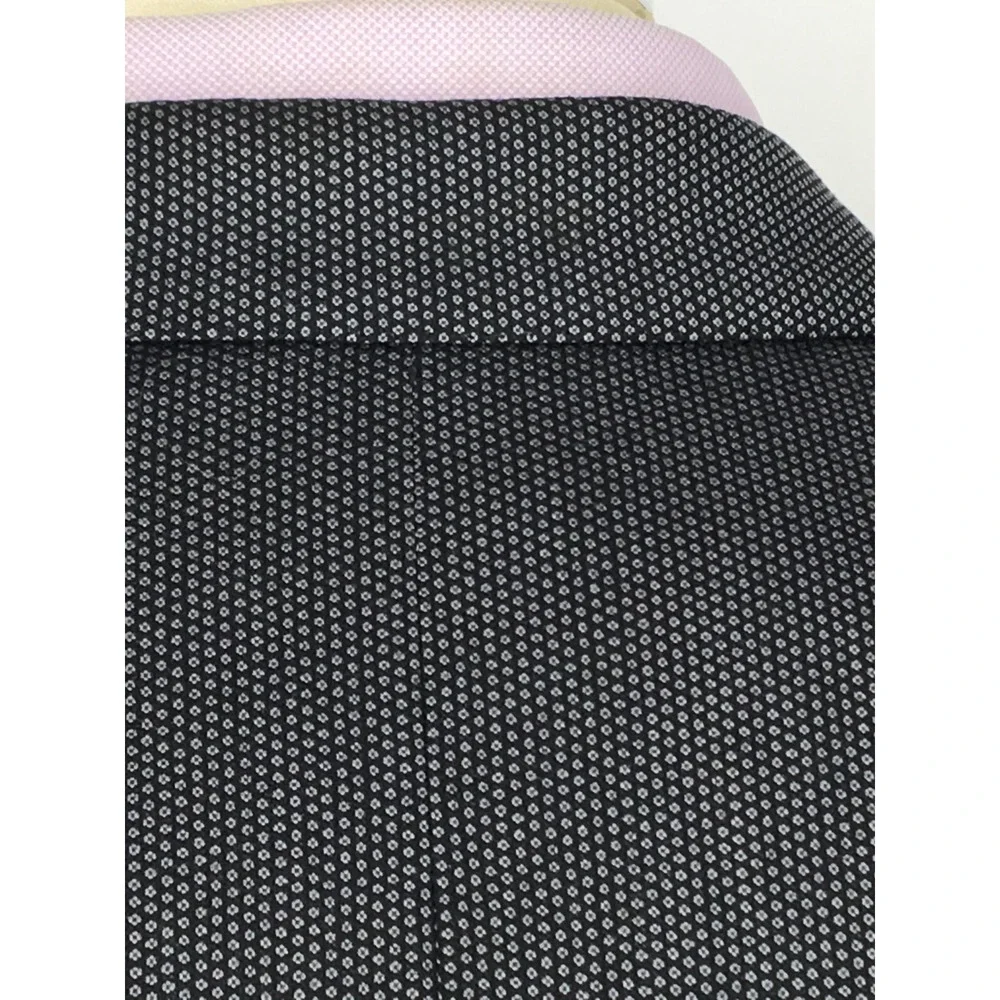 40R-41R Brioni Italy Roma Mens 2 Bttn Vtg 100% Wool Blazer Birdseye Pencil Gray